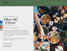 Tablet Screenshot of oliveoilandfriends.com